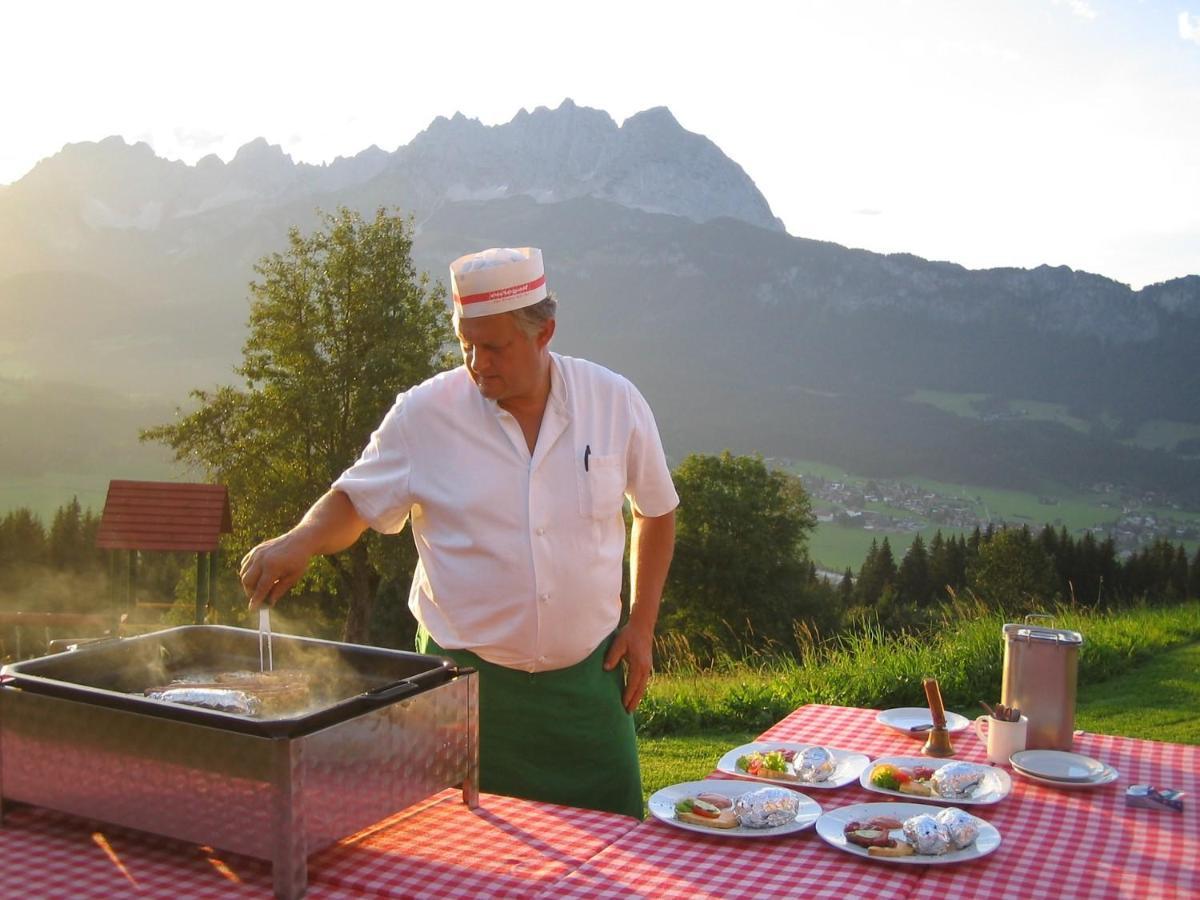 Alpengasthof Hirschberg Sankt Johann in Tirol Luaran gambar