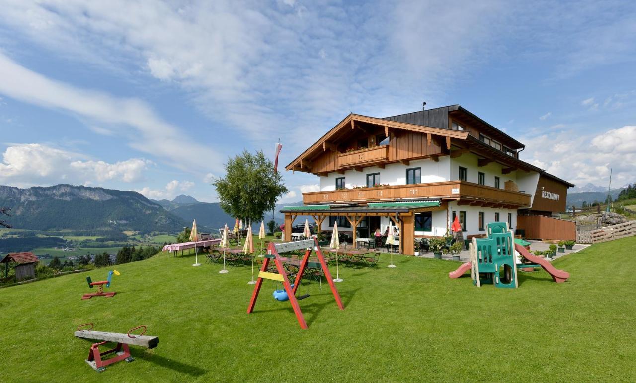 Alpengasthof Hirschberg Sankt Johann in Tirol Luaran gambar