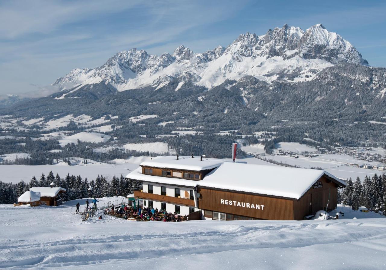Alpengasthof Hirschberg Sankt Johann in Tirol Luaran gambar