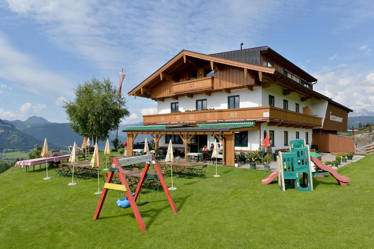 Alpengasthof Hirschberg Sankt Johann in Tirol Luaran gambar
