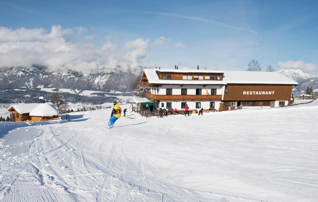 Alpengasthof Hirschberg Sankt Johann in Tirol Luaran gambar