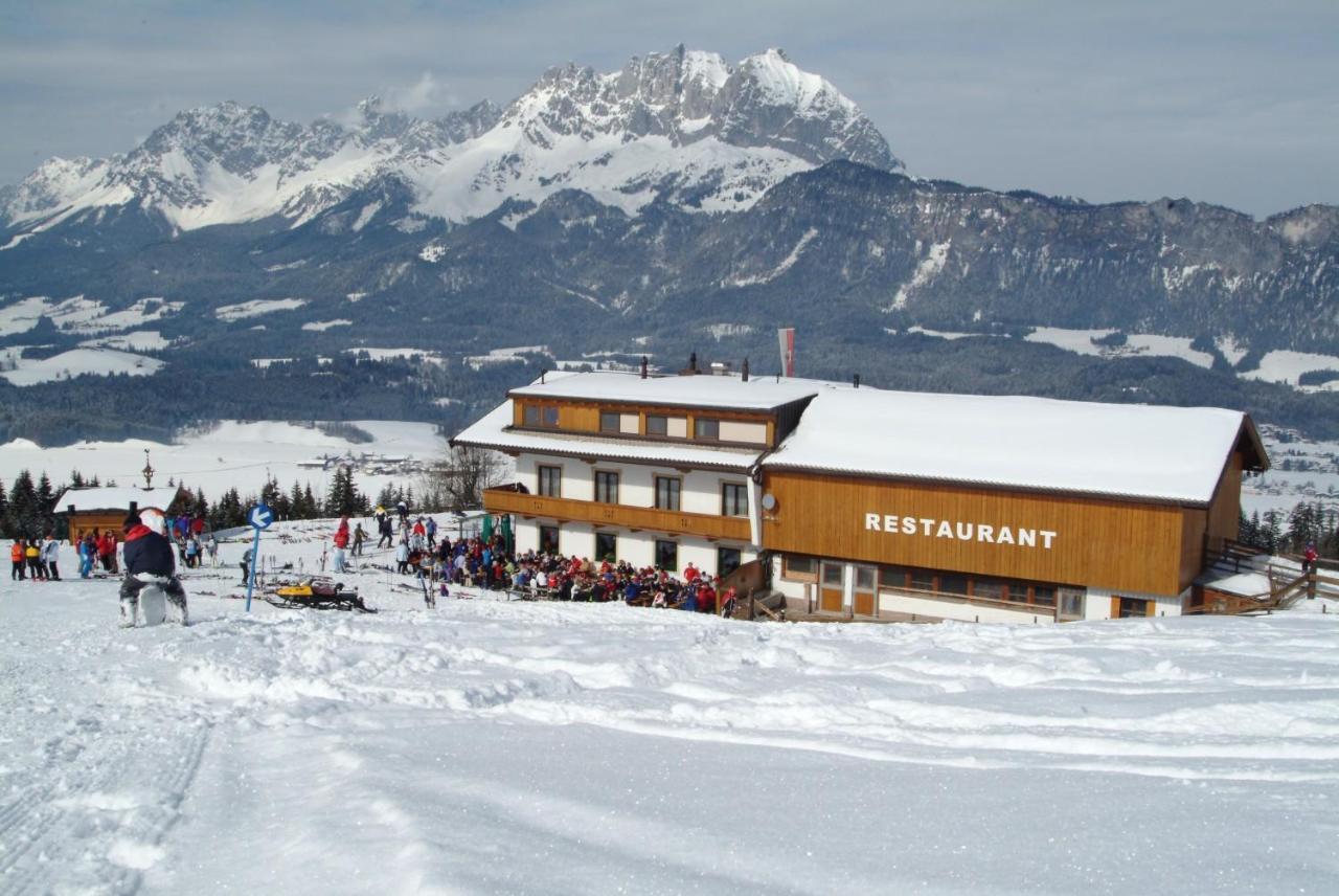 Alpengasthof Hirschberg Sankt Johann in Tirol Luaran gambar