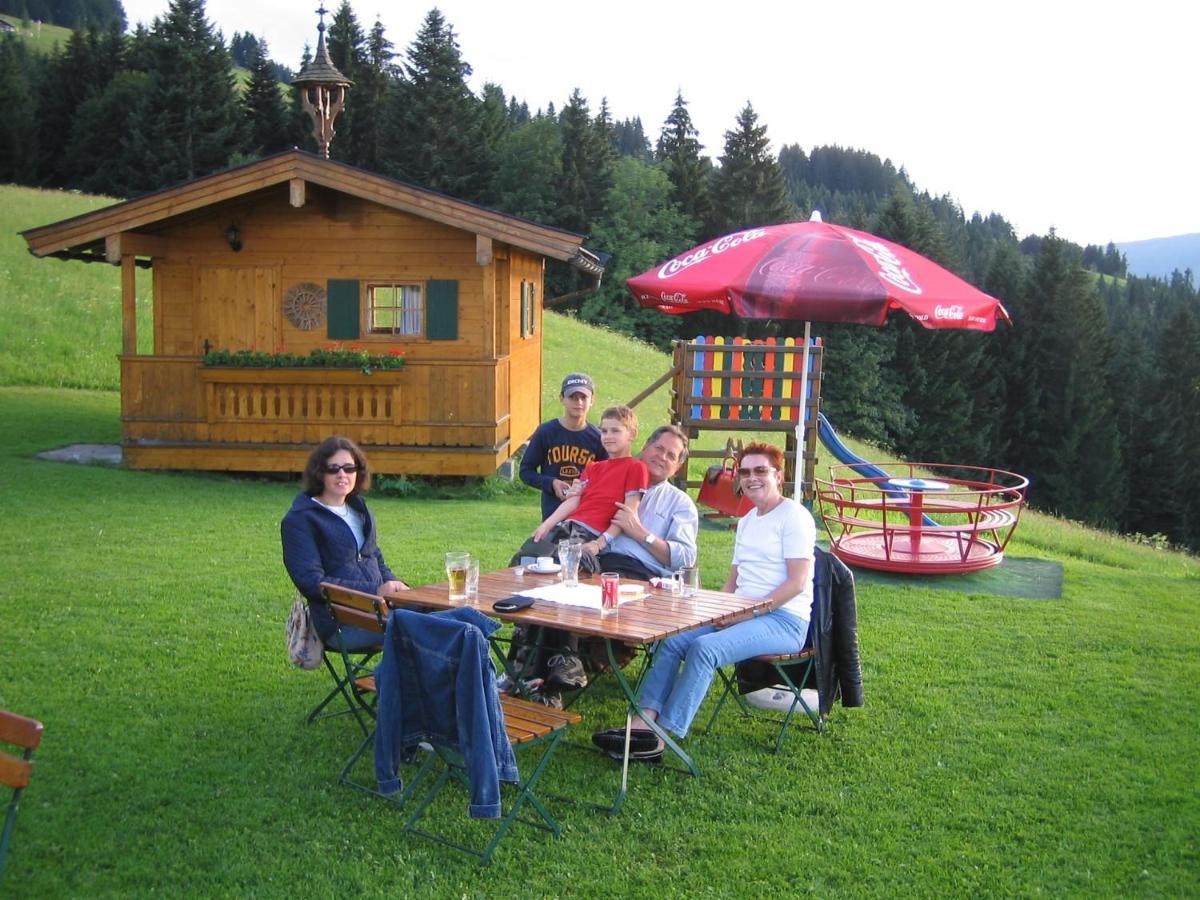 Alpengasthof Hirschberg Sankt Johann in Tirol Luaran gambar