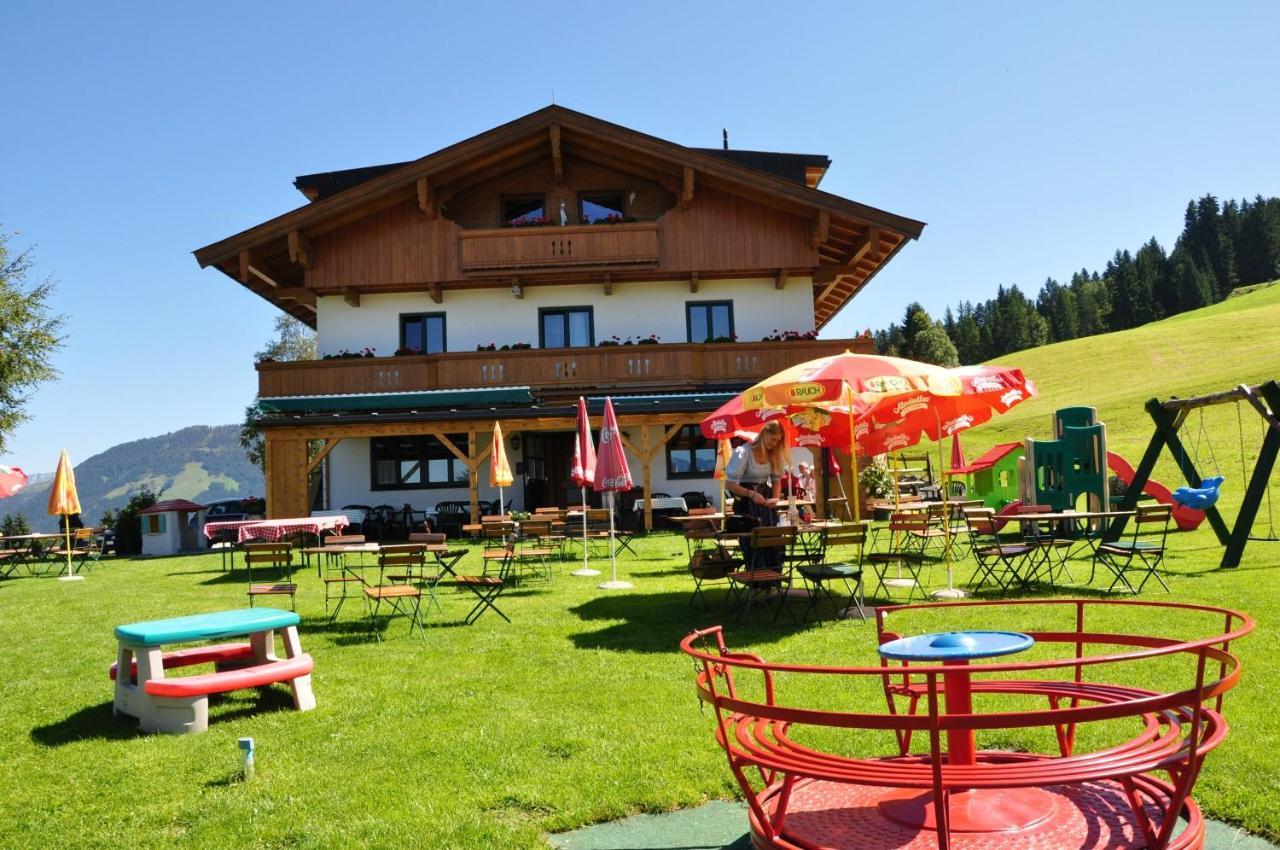 Alpengasthof Hirschberg Sankt Johann in Tirol Luaran gambar