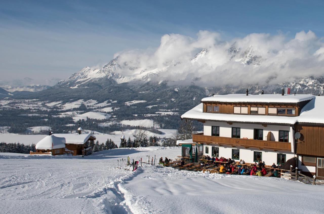 Alpengasthof Hirschberg Sankt Johann in Tirol Luaran gambar