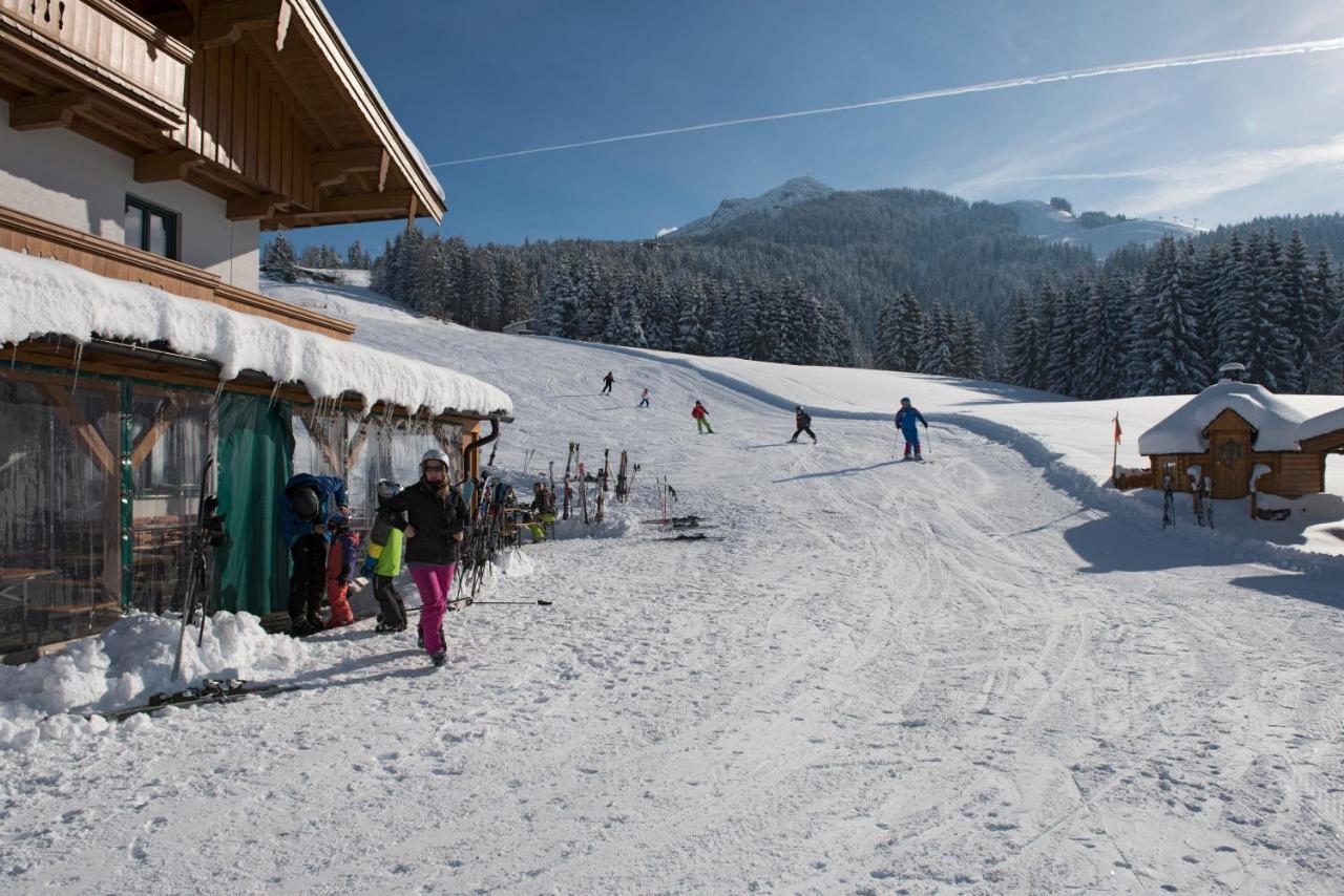 Alpengasthof Hirschberg Sankt Johann in Tirol Luaran gambar